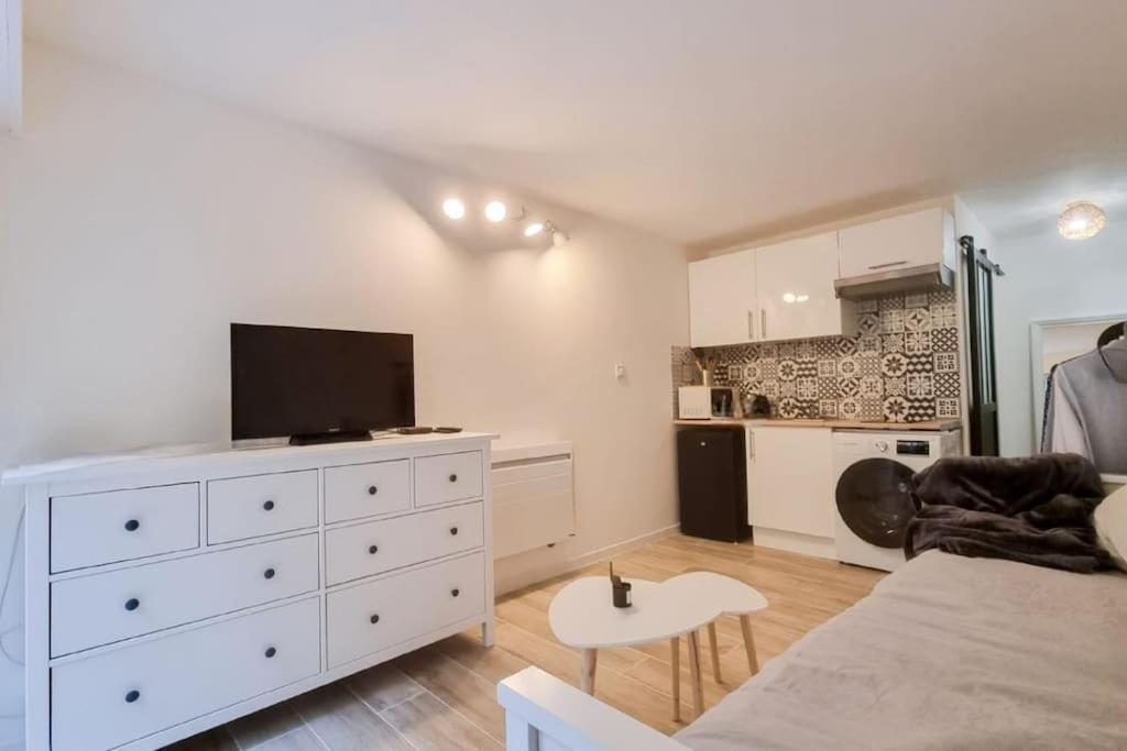 Studio Avec Garage 5Min Cannes Centre ภายนอก รูปภาพ